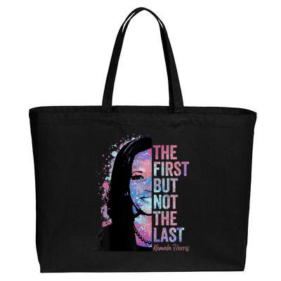 The First But Not The Last Madam President Harris Cotton Canvas Jumbo Tote