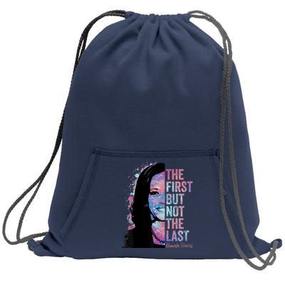 The First But Not The Last Madam President Harris Sweatshirt Cinch Pack Bag