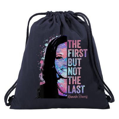 The First But Not The Last Madam President Harris Drawstring Bag