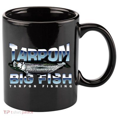 Tarpon Fishing Big Fish 11oz C Handle Ceramic Mug