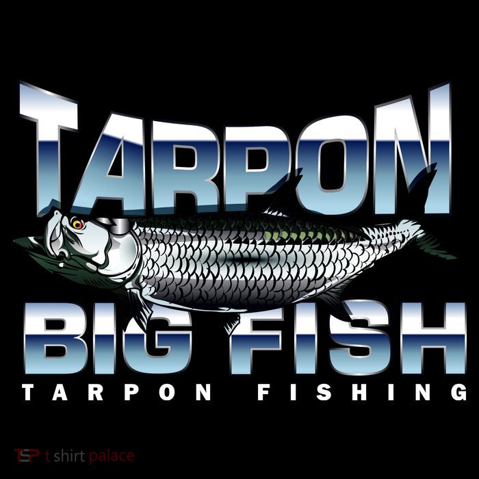 Tarpon Fishing Big Fish Flatbill Hat