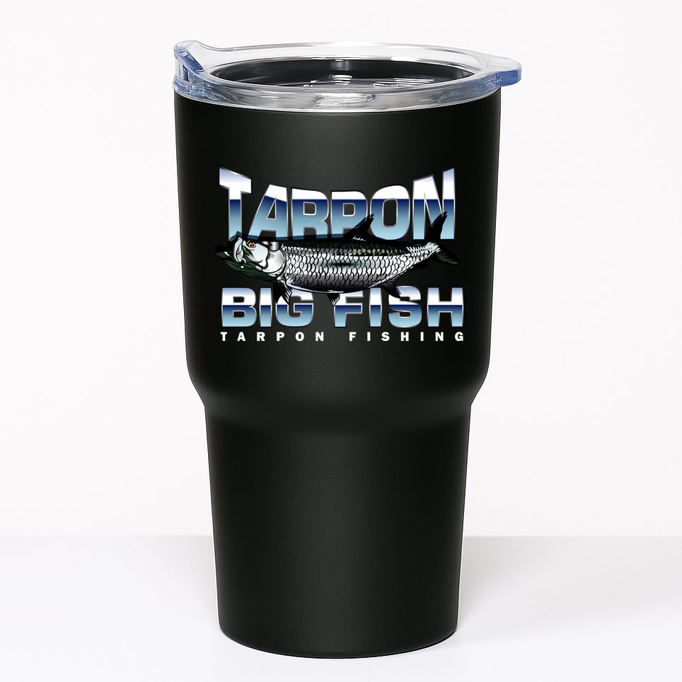 Tarpon Fishing Big Fish Tumbler