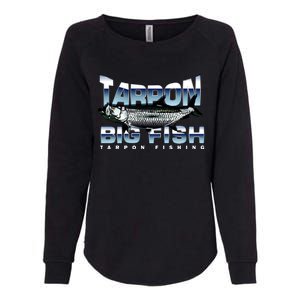 Tarpon Fishing Big Fish Womens California Wash Sweatshirt