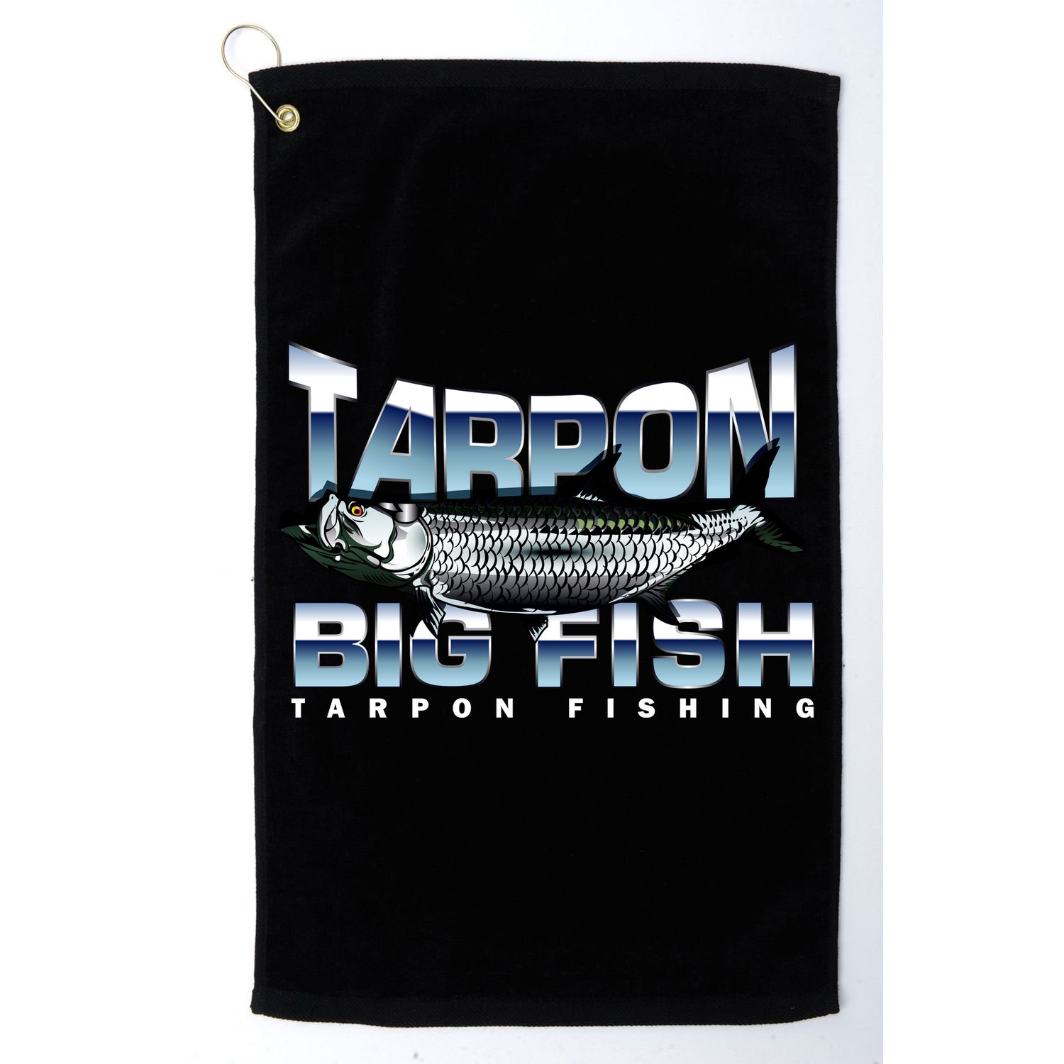 Tarpon Fishing Big Fish Golf Towel