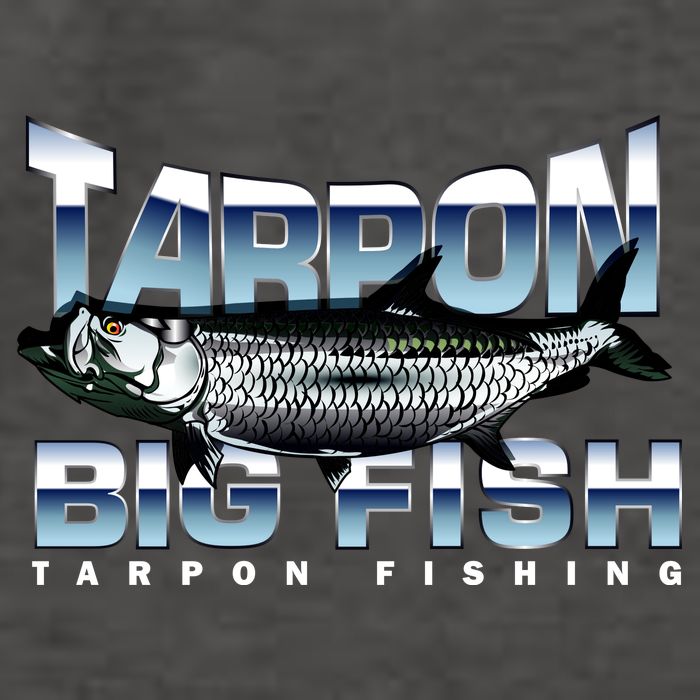 Tarpon Fishing Big Fish Vector Backpack