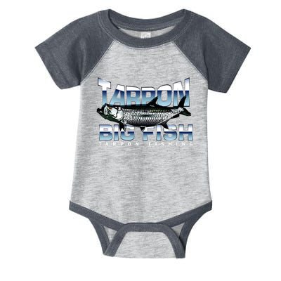 Tarpon Fishing Big Fish Infant Baby Jersey Bodysuit