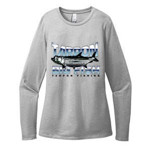 Tarpon Fishing Big Fish Womens CVC Long Sleeve Shirt