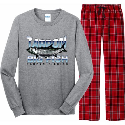 Tarpon Fishing Big Fish Long Sleeve Pajama Set