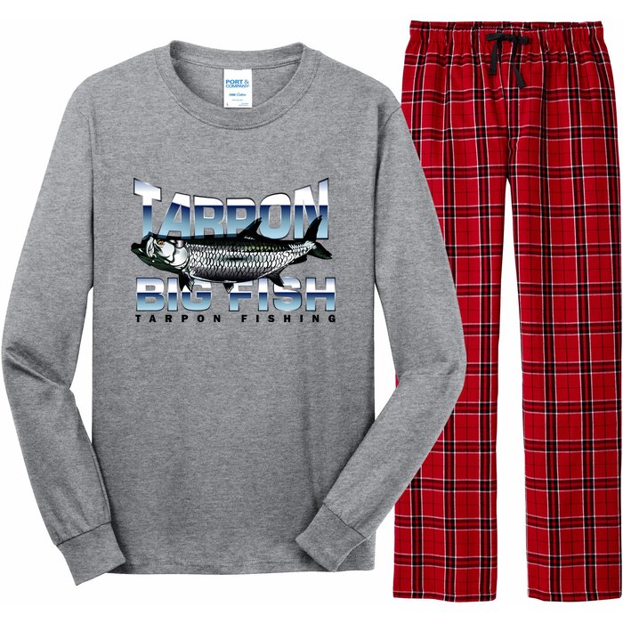 Tarpon Fishing Big Fish Long Sleeve Pajama Set