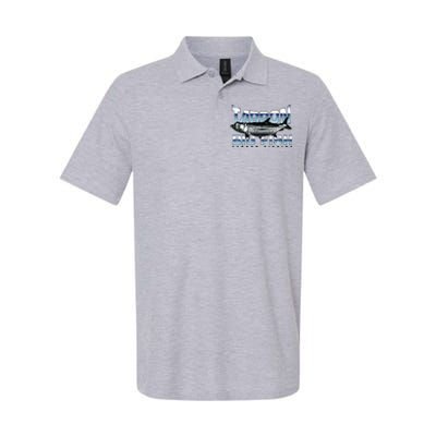 Tarpon Fishing Big Fish Softstyle Adult Sport Polo