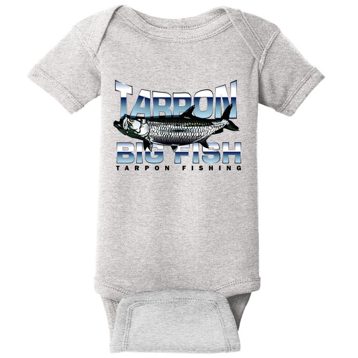 Tarpon Fishing Big Fish Baby Bodysuit