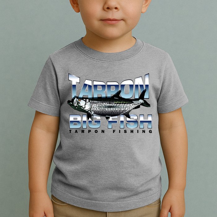 Tarpon Fishing Big Fish Toddler T-Shirt