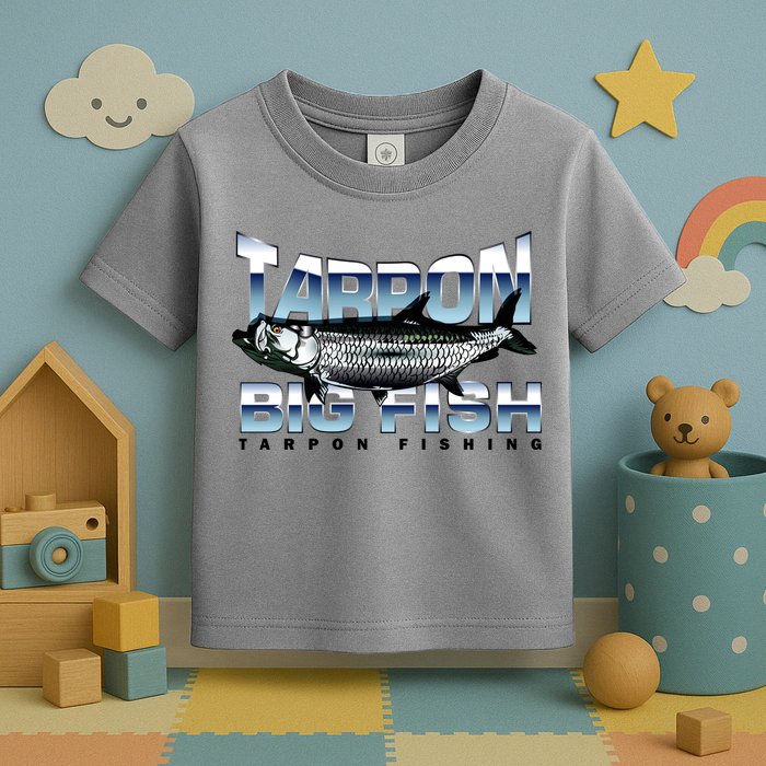 Tarpon Fishing Big Fish Toddler T-Shirt