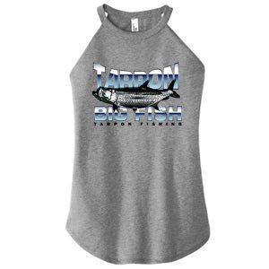 Tarpon Fishing Big Fish Women’s Perfect Tri Rocker Tank