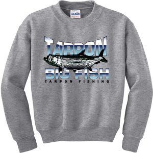 Tarpon Fishing Big Fish Kids Sweatshirt