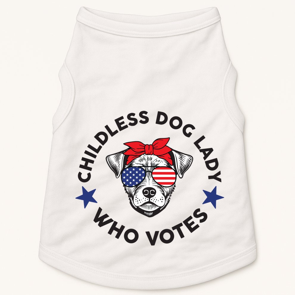 Thefishandbone Fish & Bone Childless Dog Lady Who Votes Doggie Tank