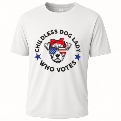 Thefishandbone Fish & Bone Childless Dog Lady Who Votes Performance Shirt
