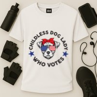 Thefishandbone Fish & Bone Childless Dog Lady Who Votes Performance Shirt