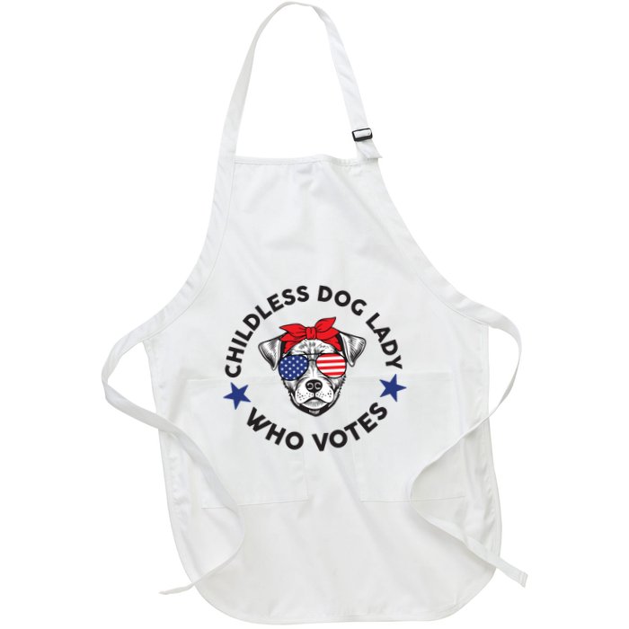 Thefishandbone Fish & Bone Childless Dog Lady Who Votes Apron