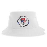 Thefishandbone Fish & Bone Childless Dog Lady Who Votes Sustainable Bucket Hat