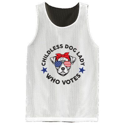 Thefishandbone Fish & Bone Childless Dog Lady Who Votes Mesh Reversible Basketball Jersey Tank