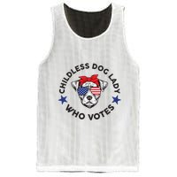 Thefishandbone Fish & Bone Childless Dog Lady Who Votes Mesh Reversible Basketball Jersey Tank