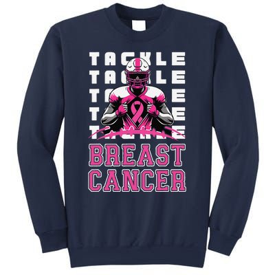 Tackle Football Breast Cancer Awareness Pin.K Ribbon Sweatshirt