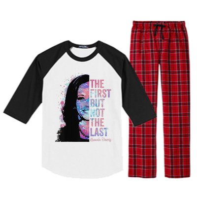 The First But Not The Last Madam President Harris Raglan Sleeve Pajama Set