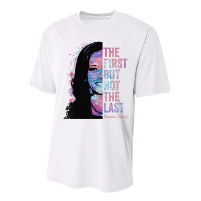 The First But Not The Last Madam President Harris Performance Sprint T-Shirt