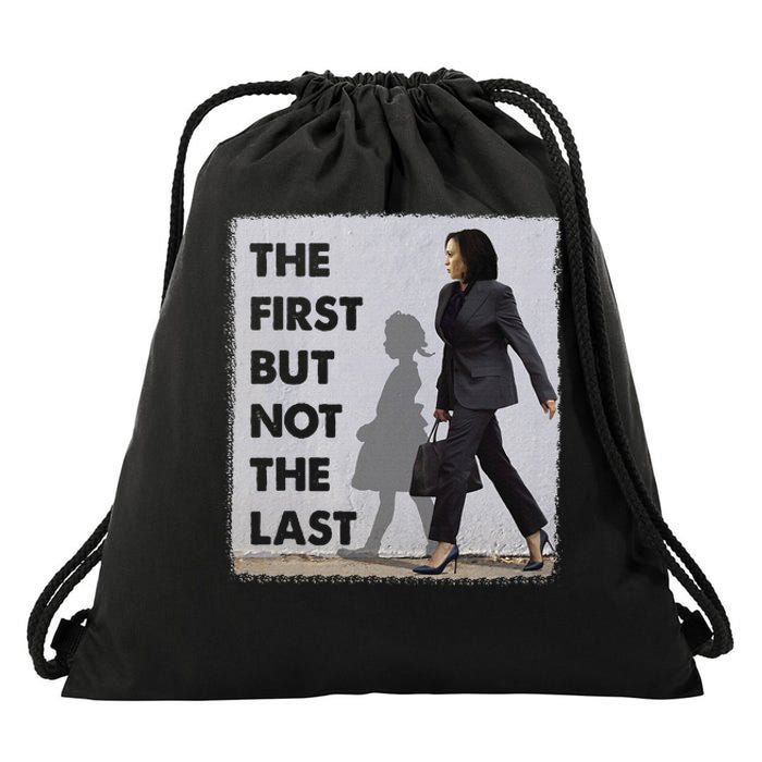 The First But Not The Last Kamala Harris Ruby Bridges Madam Drawstring Bag