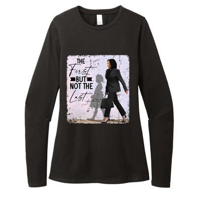 The First But Not The Last Kamala Harris Black History Month Womens CVC Long Sleeve Shirt