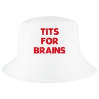 Tits For Brains Funny Feminist Quote Women Rights Equality Cool Comfort Performance Bucket Hat