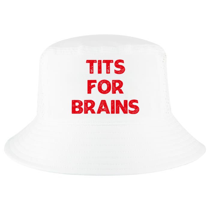 Tits For Brains Funny Feminist Quote Women Rights Equality Cool Comfort Performance Bucket Hat