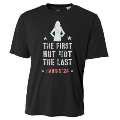 The First But Not The Last Kamala Harris Walz Yes She Can Cooling Performance Crew T-Shirt