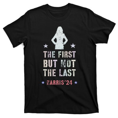 The First But Not The Last Kamala Harris Walz Yes She Can T-Shirt