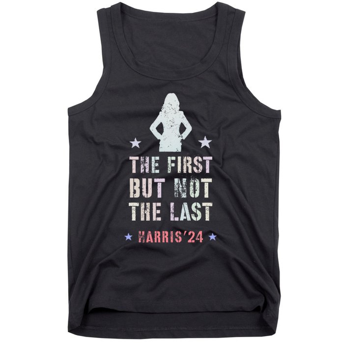 The First But Not The Last Kamala Harris Walz Yes She Can Tank Top