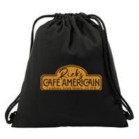 The Fictional Bar Ricks Café AméRicain In Casablanca Drawstring Bag