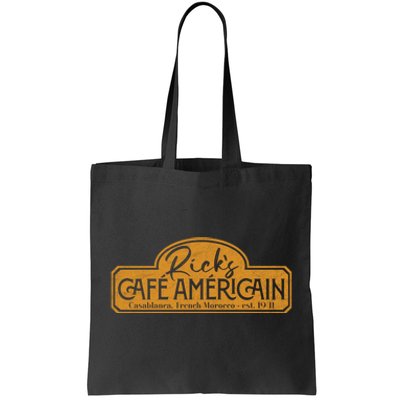 The Fictional Bar Ricks Café AméRicain In Casablanca Tote Bag