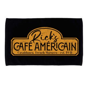 The Fictional Bar Ricks Café AméRicain In Casablanca Microfiber Hand Towel