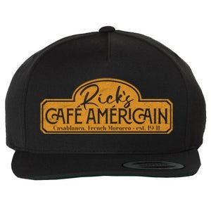 The Fictional Bar Ricks Café AméRicain In Casablanca Wool Snapback Cap