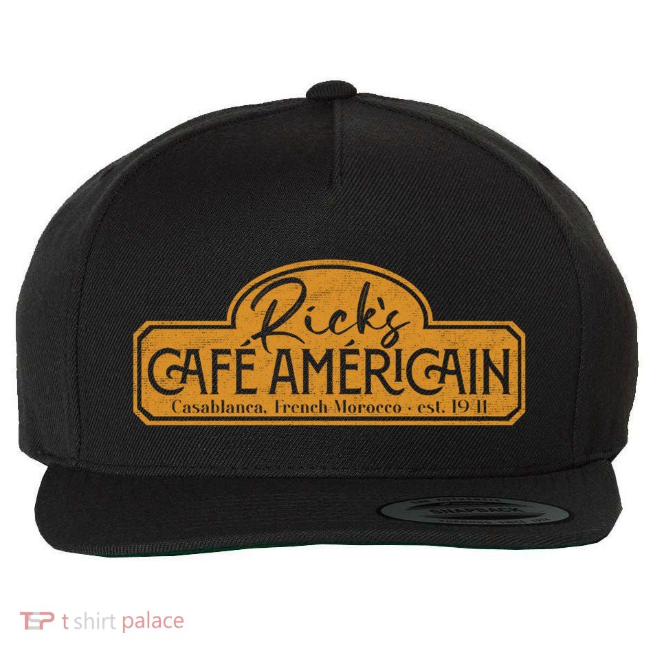 The Fictional Bar Ricks Café AméRicain In Casablanca Wool Snapback Cap