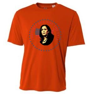 The First But Not The Last Kamala Harris Cool Gift Cooling Performance Crew T-Shirt