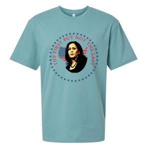 The First But Not The Last Kamala Harris Cool Gift Sueded Cloud Jersey T-Shirt