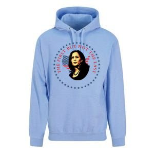 The First But Not The Last Kamala Harris Cool Gift Unisex Surf Hoodie