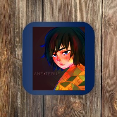 Tomioka Fanart By Ane Teruel Premium Scoop Coaster