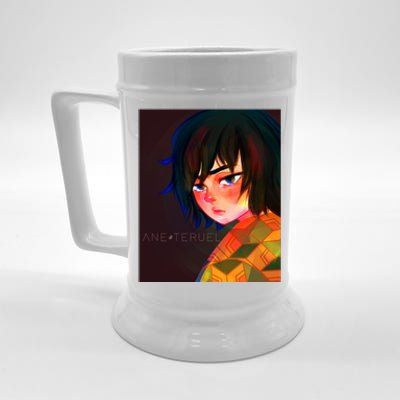 Tomioka Fanart By Ane Teruel Premium Scoop Beer Stein