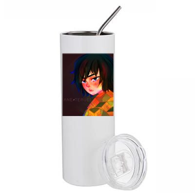 Tomioka Fanart By Ane Teruel Premium Scoop Stainless Steel Tumbler