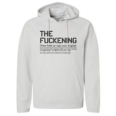 The Fuckening Bad Day Performance Fleece Hoodie