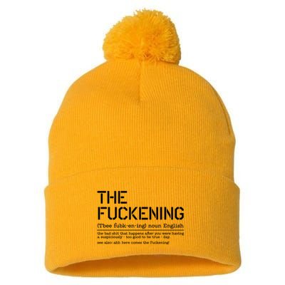 The Fuckening Bad Day Pom Pom 12in Knit Beanie