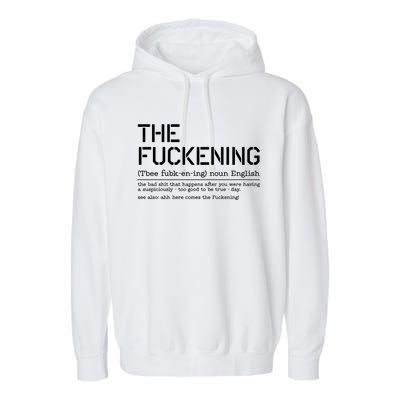 The Fuckening Bad Day Garment-Dyed Fleece Hoodie